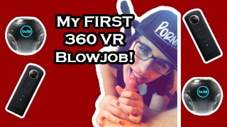 My First 360 VR Blowjob!