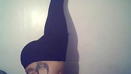 Leg work out. How would u like 2 FUCK me Comment like add want more.