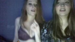 Two sexy teens play together on omegle