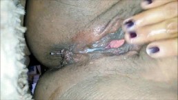 Close Up Black Squirting Pussy Soaking Wet