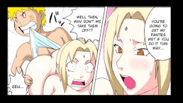 Old School Porn Cartoon Naruto and Tsunade fucking