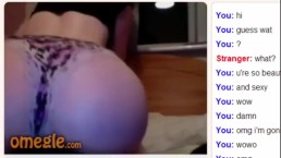 Omegle 20y With Big Tits Fingers pussy & spread ass